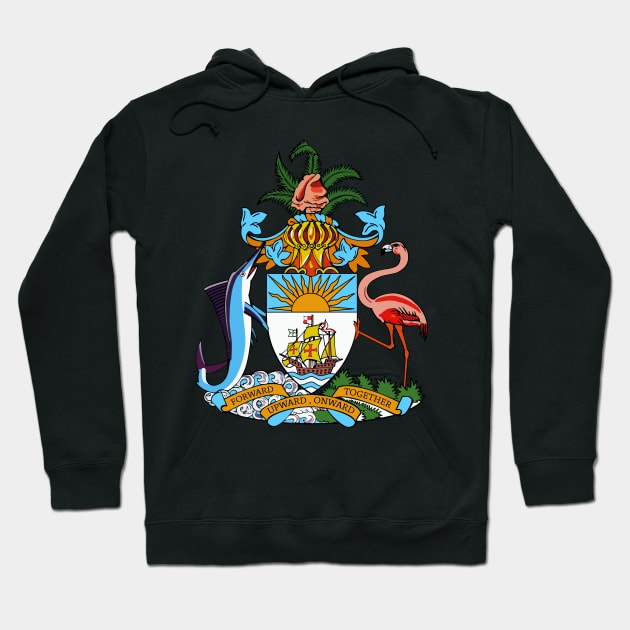 Coat of arms of the Bahamas Hoodie by Flags of the World